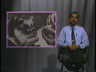 Experimenters Injecting a small animal