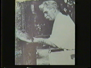 Albert Schwietzer with a deer