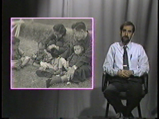 Parents with their children