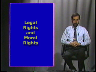 Legal Rights and Moral Rights