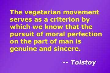Quotes in favor of vegetarianism