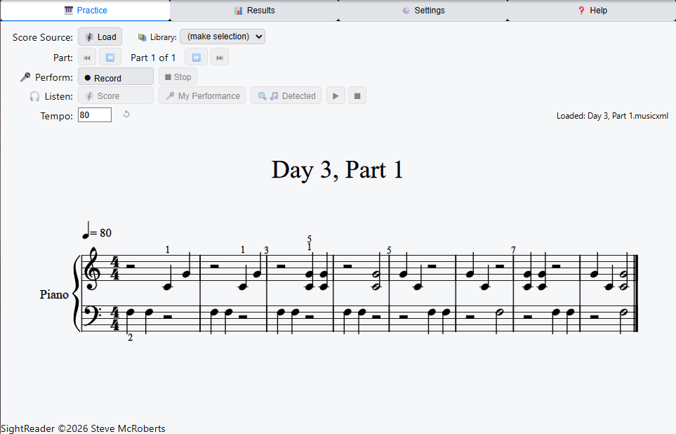 Interactive Sight-Reading